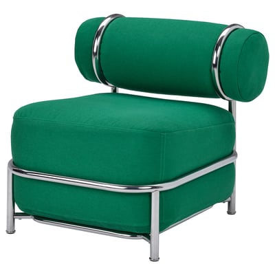 IKEA PS 2026 Tugitool, täispuhutava istme-/seljatoepadjaga/Knäbäck ereroheline